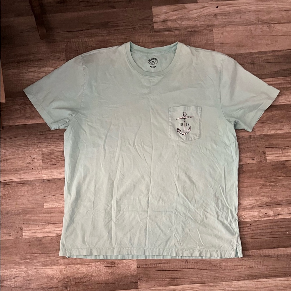 Brooks Brothers Mint Green Short Sleeve Tee Sz XL GUC
